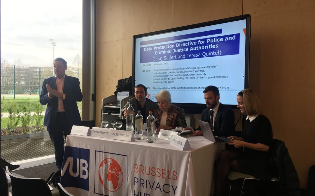 Meet the Author Series: “Data Protection Directive for Police and Criminal Justice Authorities” with Juraj Sajfert and Teresa Quintel
